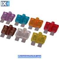 Ασφάλειες Αυτοκινήτου Διχαλωτές Μεγάλες Σε Καρτέλα Σετ 10 Τεμάχια