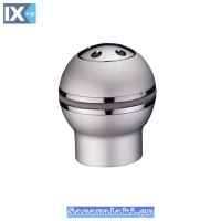 Πόμολο Λεβιέ Ταχυτήτων Στρόγγυλο Νίκελ Με Βίδες