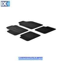 Πατάκια Αυτοκινήτου Gledring (0133) Συμβατά Με Fiat 500 2007-2012 4Τμχ