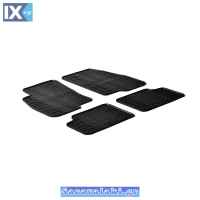 Πατάκια Αυτοκινήτου Gledring (0130) Συμβατά Με Fiat Grande Punto 2005-2010 4Τμχ