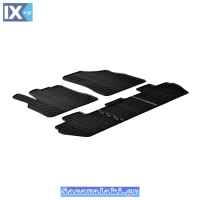 Πατάκια Αυτοκινήτου Gledring (0121) Συμβατά Με Citroen Berlingo / Peugeot Partner 2008+ / Fl 2015+ 5 Τεμάχια