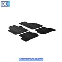 Πατάκια Αυτοκινήτου Gledring (0331) Συμβατά Με Skoda Octavia II 2005+ / 2008-2013 4Τμχ