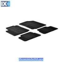 Πατάκια Αυτοκινήτου Gledring (0113) Συμβατά Με Citroen C3 2002-2009 4Τμχ