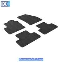 Πατάκια Αυτοκινήτου Gledring (0521) Συμβατά Με Land Rover Range Rover Evoque 2011-01.2019 4Τμχ