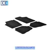 Πατάκια Αυτοκινήτου Gledring (0060) Συμβατά Με VW Fox 2005+ 4Τμχ