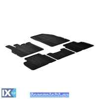Πατάκια Αυτοκινήτου Gledring (0043) Συμβατά Με Renault Scenic III 2009+ / 2013 Fl Έως 10.2016 4Τμχ