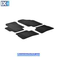 Πατάκια Αυτοκινήτου Gledring (0191) Συμβατά Με Hyundai Accent 2005+ / Kia Rio 2005-2010+ 4Τμχ