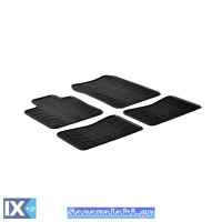 Πατάκια Αυτοκινήτου Gledring (0040) Συμβατά Με Renault Twingo II 2007-2014 4Τμχ