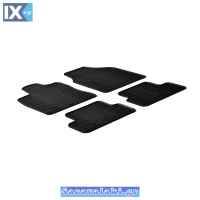 Πατάκια Αυτοκινήτου Gledring (0290) Συμβατά Με Nissan Qashqai 2007-2013 4Τμχ