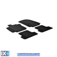 Πατάκια Αυτοκινήτου Gledring (0041) Συμβατά Με Renault Clio III 2005-2012 4Τμχ