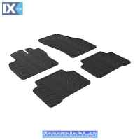 Πατάκια Αυτοκινήτου Gledring (0079) Συμβατά Με VW Touran (Manual) 10.2015+ 4Τμχ