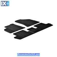 Πατάκια Αυτοκινήτου Gledring (0154) Συμβατά Με Peugeot 3008 2009-08.2016 / 5008 2009-04.2017 4Τμχ