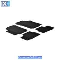 Πατάκια Αυτοκινήτου Gledring (0075) Συμβατά Με VW UP! 2012+ / Skoda Citigo 2012+ \ Seat Mii 2012+ 4Τμχ
