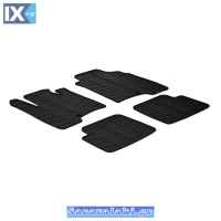 Πατάκια Αυτοκινήτου Gledring (0133) Συμβατά Με Fiat Panda 5D & 4x4 2012-2014 4Τμχ