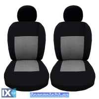 Καλύμματα Αυτοκινήτου Prime Μαύρο-Γκρι Ζευγάρι