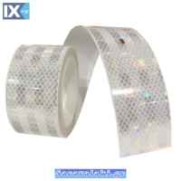 Αυτοκόλλητη Αντανακλαστική Ταινία 3M 3D Diamond Grade Λευκή 55mmx1m