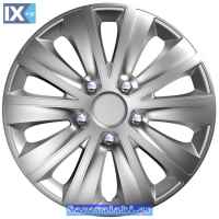 Τάσια ΑυτοκινήτουRapide Ασημί Με Μπουλόνια Χρωμίου 101188 Nc Cbx 15''