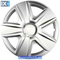 Τάσια Αυτοκινήτου Espirit Ασημί Με Δαχτυλίδια Χρωμίου 114670 Rc Cbx 15''