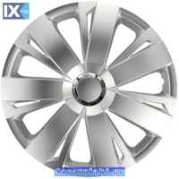 Τάσια Αυτοκινήτου Energy Ασημί Με Μπουλόνια Χρωμίου 115776 Rc Cbx 14''