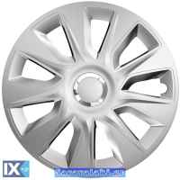 Τάσια Αυτοκινήτου Stratos Ασημί Με Δαχτυλίδια Χρωμίου 118029 Rc Cbx 15''