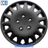 Τάσια Αυτοκινήτου Matt Black KT-996 15'' 4 τεμαχίων Πολυτελείας σε Κουτί