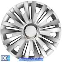 Τάσια Αυτοκινήτου Royal Ασημί Με Δαχτυλίδια Χρωμίου 115042 Rc Cbx 15''