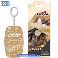 Αρωματικό Αυτοκινήτου Κρεμαστό Feral Fruity Collection Vanilla 1 Τεμάχιο