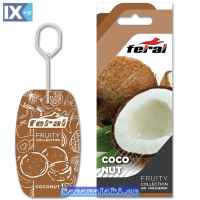 Αρωματικό Αυτοκινήτου Κρεμαστό Feral Fruity Collection Coconut 1 Τεμάχιο