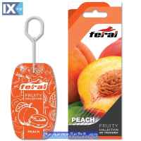 Αρωματικό Αυτοκινήτου Κρεμαστό Feral Fruity Collection Peach 1 Τεμάχιο