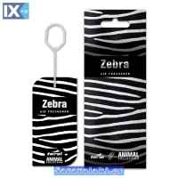 Αρωματικό Αυτοκινήτου Κρεμαστό Feral Animal Collection Zebra 1 Τεμάχιο