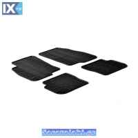 Πατάκια Αυτοκινήτου Gledring (0139) Συμβατά Με Fiat Punto Evo 2010-2014 4Τμχ