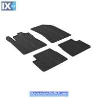 Πατάκια Αυτοκινήτου Gledring (0129) Συμβατά Με Citroen C3 (Μη Αυτόματο) 5D 11.2016+ 4Τμχ