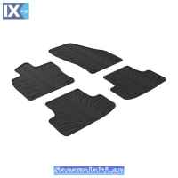 Πατάκια Αυτοκινήτου Gledring (0476) Συμβατά Με Skoda Karoq Suv (Αυτόματο & Μη Αυτόματο) 11.2017 4Τμχ