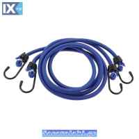 Χταπόδια Πρόσδεσης Ελαστικά Super Με Μεταλλικό Γάντζο 10mm X 1 Μέτρο 2 Τεμάχια