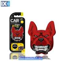 Αρωματικό Αυτοκινήτου Κρεμαστό Aroma Angry Dogs Pitbull Black 1 Τεμάχιο