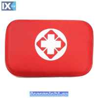 Φαρμακείο Αυτοκινήτου μεγάλο κόκκινο Πρώτων Βοηθειών 15 Τεμαχιών