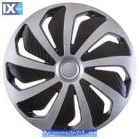 Τάσια Αυτοκινήτου Wind Ασημί - Μαύρα 106992 Cbx 15''