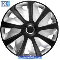 Τάσια Αυτοκινήτου Craft Μαύρα - Ασημί Με Δαχτυλίδι Χρωμίου 105100 Rc Cbx 16''