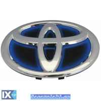 Σήμα Μάσκας Toyota Μπλε - Μαύρο 16x11cm