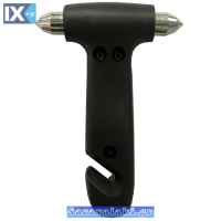 Σφυράκι Έκτακτης Ανάγκης Guard 003356 Για Σπάσιμο Τζαμιών Αυτοκινήτων Και Κοπή Της Ζώνης Ασφαλείας 1 Τεμάχιο