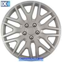 Τάσια Αυτοκινήτου Dakar Ασημί Με Μπουλόνια Χρωμίου 108187 Nc Cbx 13''