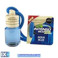 Αρωματικό Αυτοκινήτου Κρεμαστό Μπουκαλάκι Με Ξύλινο Καπάκι Aroma 9ml Με Άρωμα Aqua Blue