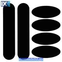 Αυτοκόλλητα Αντανακλαστικά Κιτ 3M Μαύρα 12x12cm 6Τμχ