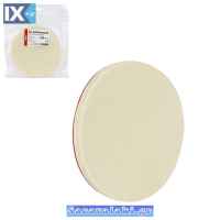 Σφουγγάρι Γυαλίσματος Αυτοκινήτου Για Αλοιφαδόρο (02650) Τσόχα Με Velcro Άσπρο Ø 125x10mm 1 Τεμάχιο