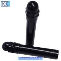 Αφάλειες Πόρτας Αυτοκινήτου Αλουμινίου Μαύρες 2Τμχ