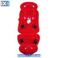 Πλατοκάθισμα Αυτοκινήτου Παιδικό Κόκκινο 1 Τεμάχιο