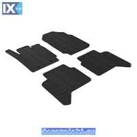 Πατάκια Αυτοκινήτου Gledring (0565) Συμβατά Με Ford Ranger (Αυτόματο) Double Cabin 05.2013+