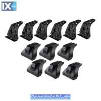 Πόδια / Άκρα Για Μπάρες & Σχάρες Οροφής CRUZ LCV 933-438 Για  VW Transporter T4 91-03 Σετ 6 Τεμάχια