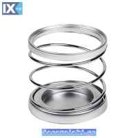 Ποτηροθήκη Σπιράλ Ασημί