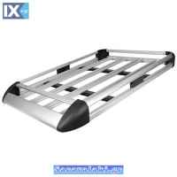 Σχάρα Οροφής Αυτοκινήτου Rackit Αλουμινίου Aero Ασημί 140x100cm 1 Τεμάχιο